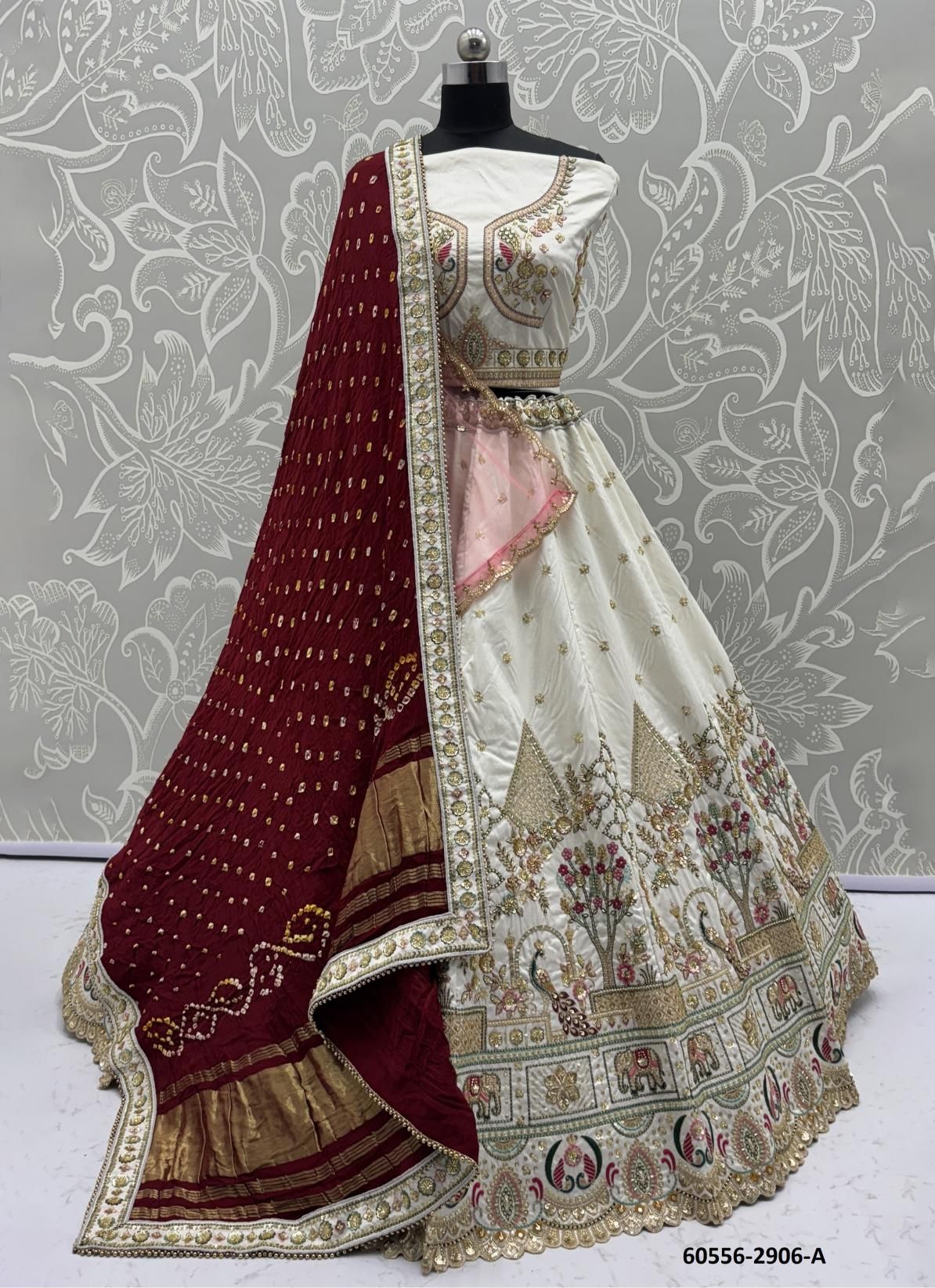 SERIES 2901 TO 2906 - Catalog # 60556 (Set of 22 Semi-Stitched Lehengas) MADE IN INDIA BY STROLLAY ®