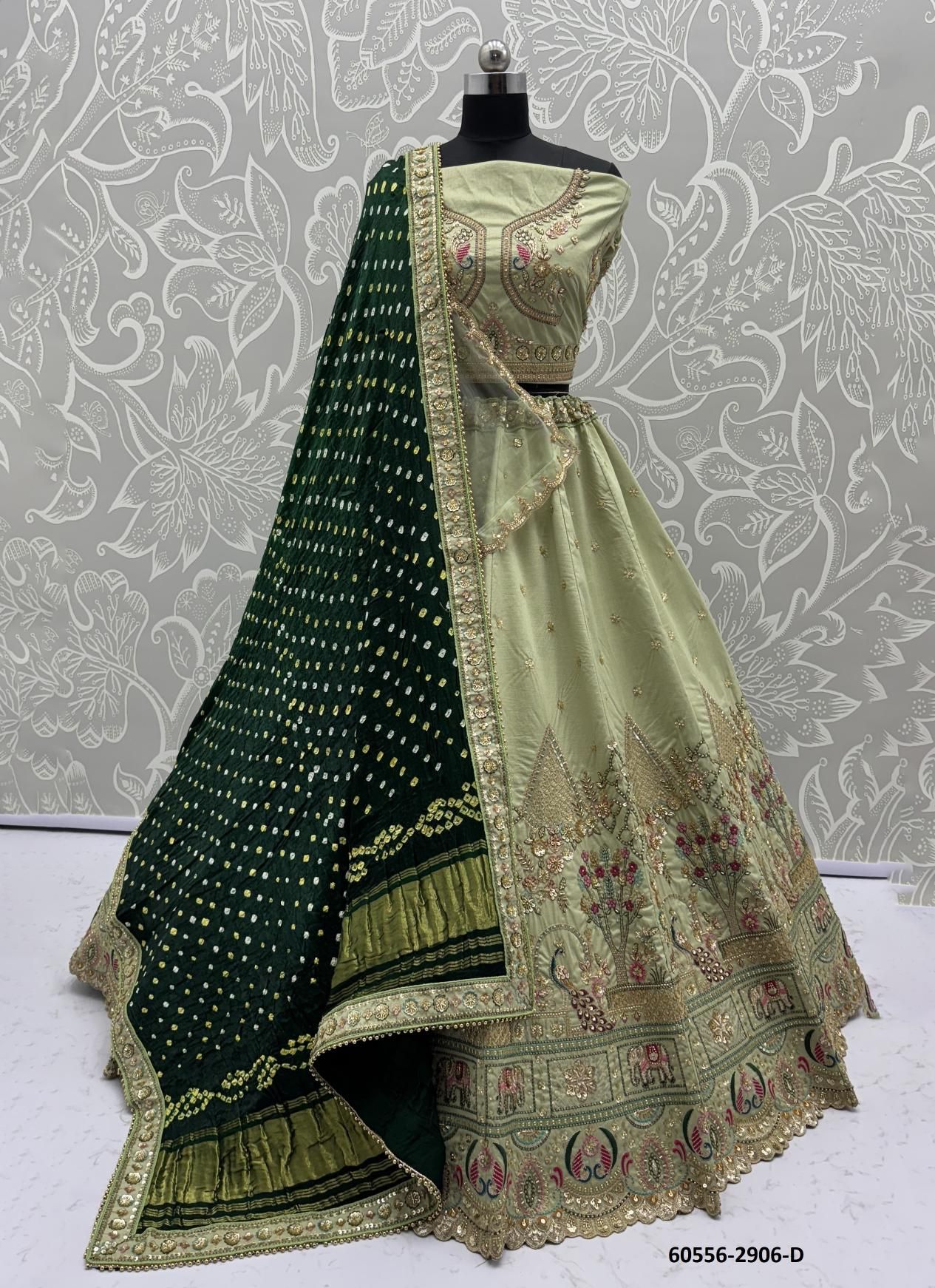 SERIES 2901 TO 2906 - Catalog # 60556 (Set of 22 Semi-Stitched Lehengas) MADE IN INDIA BY STROLLAY ®