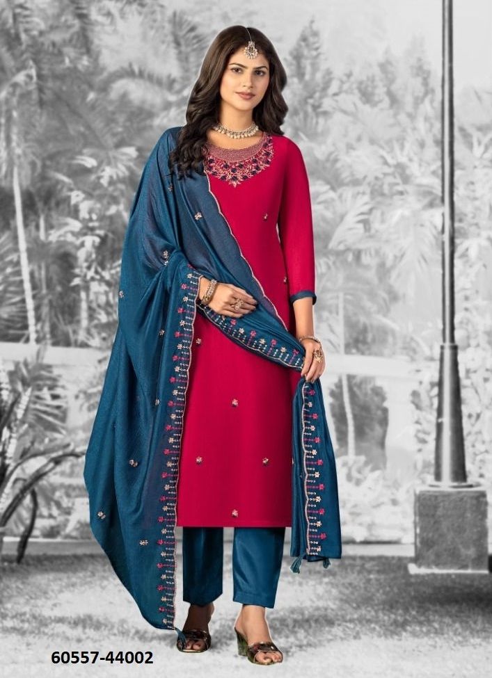 SHIVANI 2 - Catalog # 60557 (Set of 12 Readymade Salwar Suits) MADE IN INDIA BY JAGRAASA