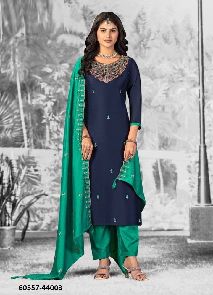 SHIVANI 2 - Catalog # 60557 (Set of 12 Readymade Salwar Suits) MADE IN INDIA BY JAGRAASA