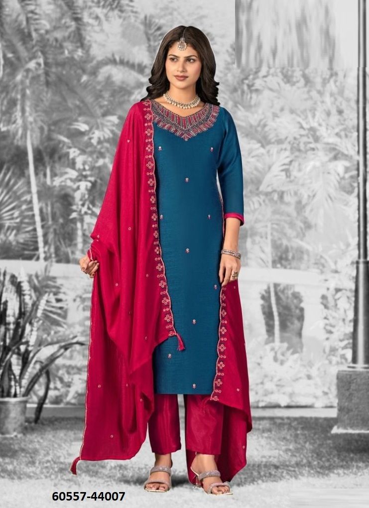 SHIVANI 2 - Catalog # 60557 (Set of 12 Readymade Salwar Suits) MADE IN INDIA BY JAGRAASA