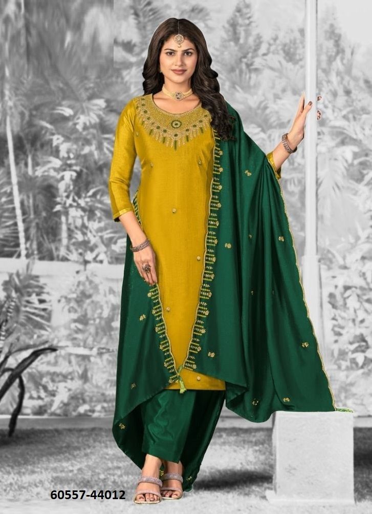 SHIVANI 2 - Catalog # 60557 (Set of 12 Readymade Salwar Suits) MADE IN INDIA BY JAGRAASA