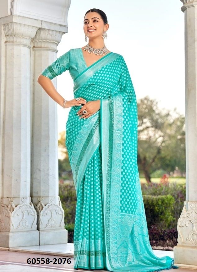 PRAGYA - Catalog # 60558 (Set of 6 Sarees) MADE IN INDIA BY KRESHVA PRAGYA - Catalog # 60558 (Set of 6 Sarees) MADE IN INDIA BY KRESHVA