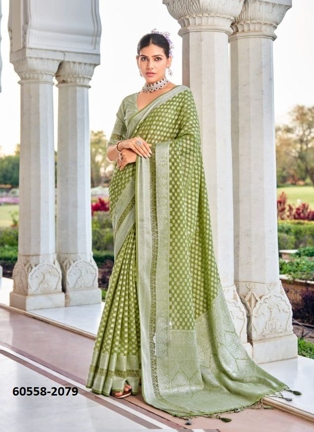 PRAGYA - Catalog # 60558 (Set of 6 Sarees) MADE IN INDIA BY KRESHVA PRAGYA - Catalog # 60558 (Set of 6 Sarees) MADE IN INDIA BY KRESHVA