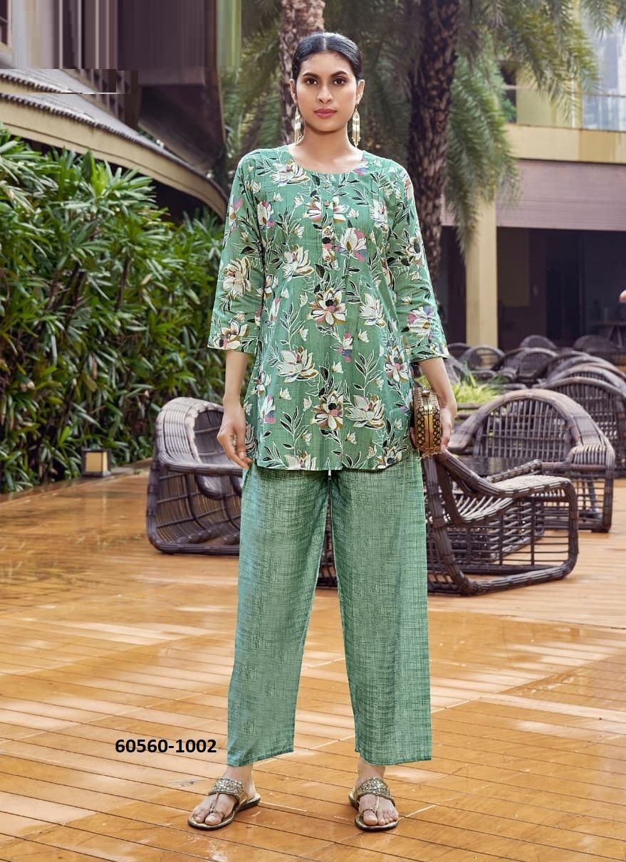 ROOHI - Catalog # 60560 (Set of 6 Tops With Bottoms) MADE IN INDIA BY TIPS & TOPS