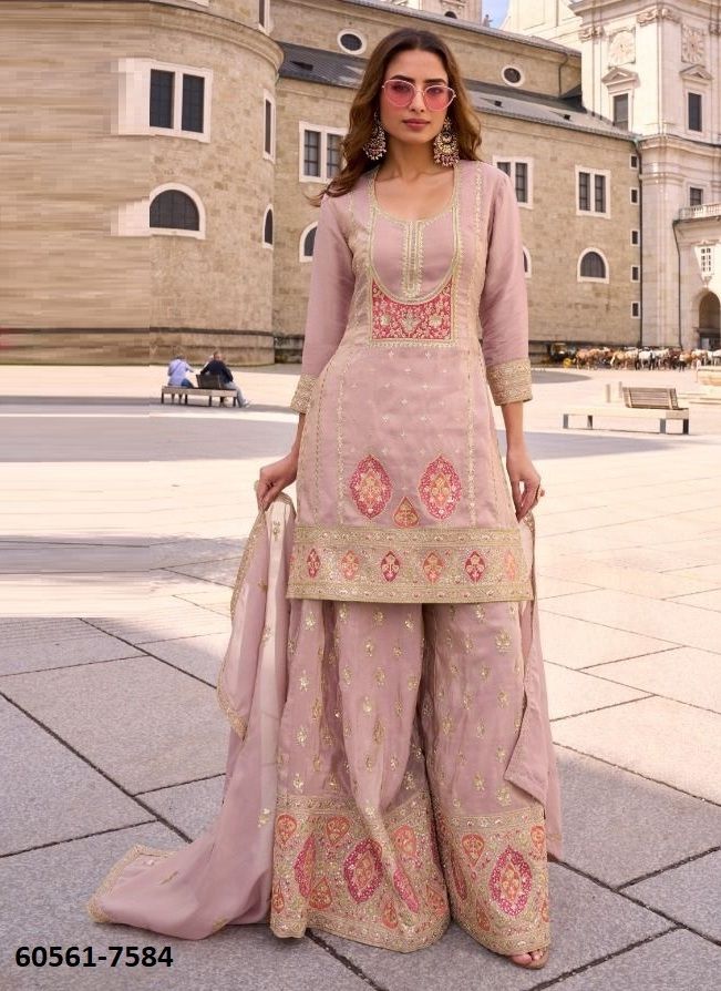 VERONICA - Catalog # 60561 (Set of 4 Readymade Salwar Suits) MADE IN INDIA BY GULKAYRA DESIGNER VERONICA - Catalog # 60561 (Set of 4 Readymade Salwar Suits) MADE IN INDIA BY GULKAYRA DESIGNER
