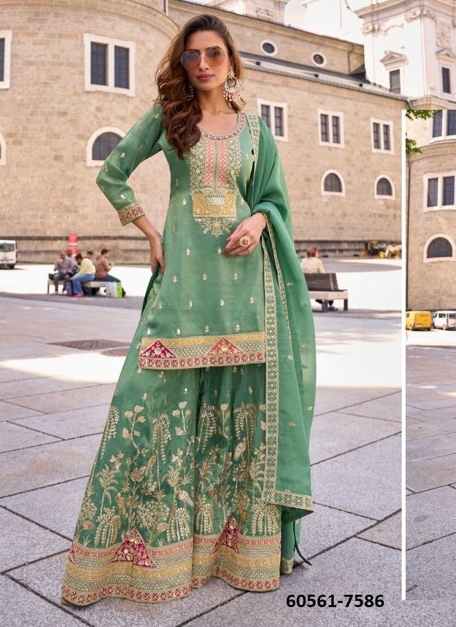 VERONICA - Catalog # 60561 (Set of 4 Readymade Salwar Suits) MADE IN INDIA BY GULKAYRA DESIGNER VERONICA - Catalog # 60561 (Set of 4 Readymade Salwar Suits) MADE IN INDIA BY GULKAYRA DESIGNER