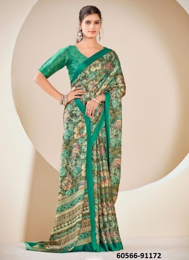 SMRITI - Catalog # 60566 (Set of 9 Sarees) MADE IN INDIA BY VIPUL FASHIONS