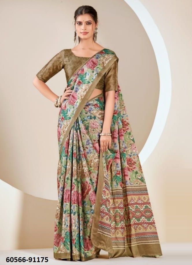 SMRITI - Catalog # 60566 (Set of 9 Sarees) MADE IN INDIA BY VIPUL FASHIONS