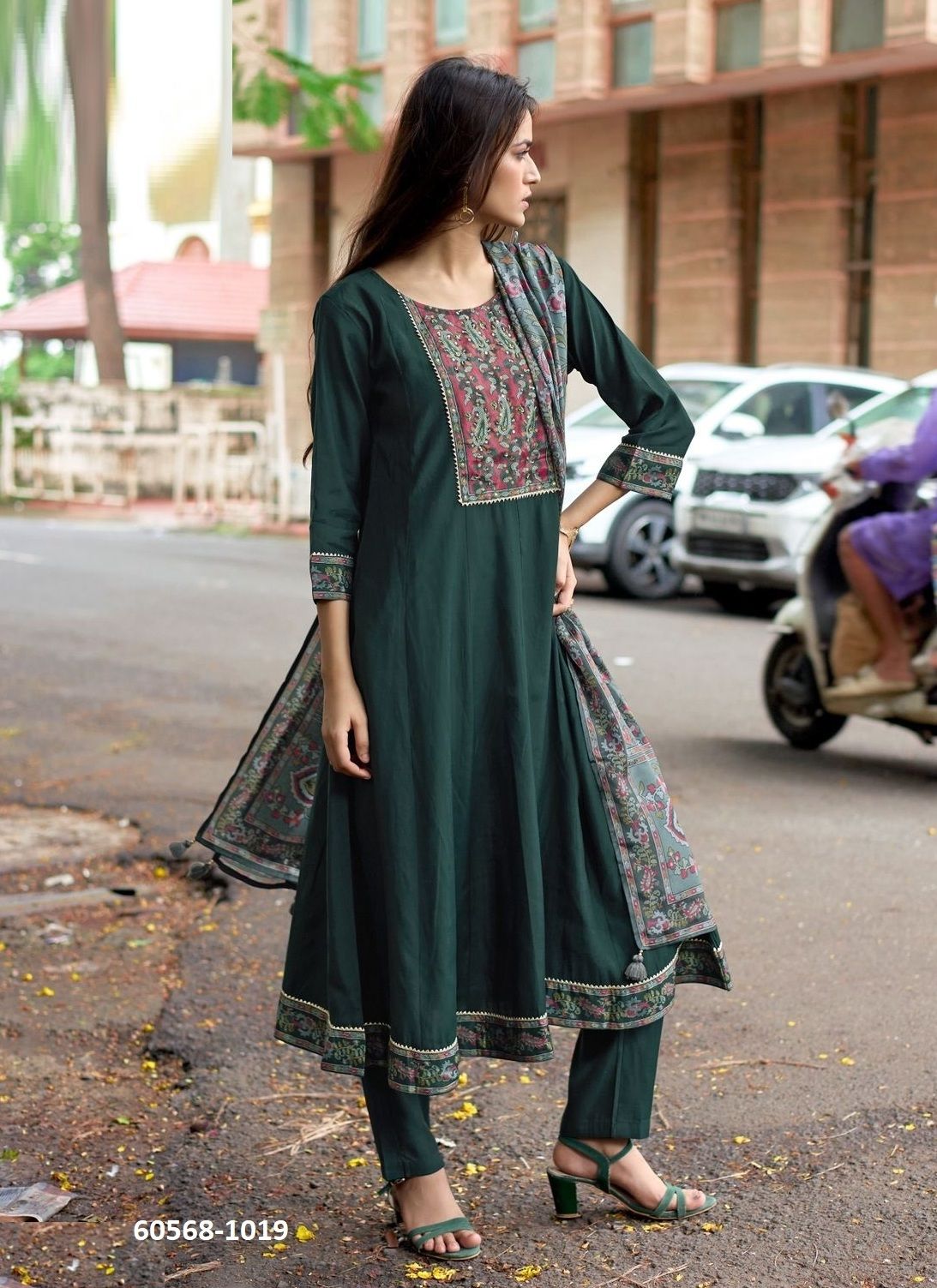 MUSKAAN 2 - Catalog # 60568 (Set of 6 Readymade Salwar Suits) MADE IN INDIA BY MITTOO