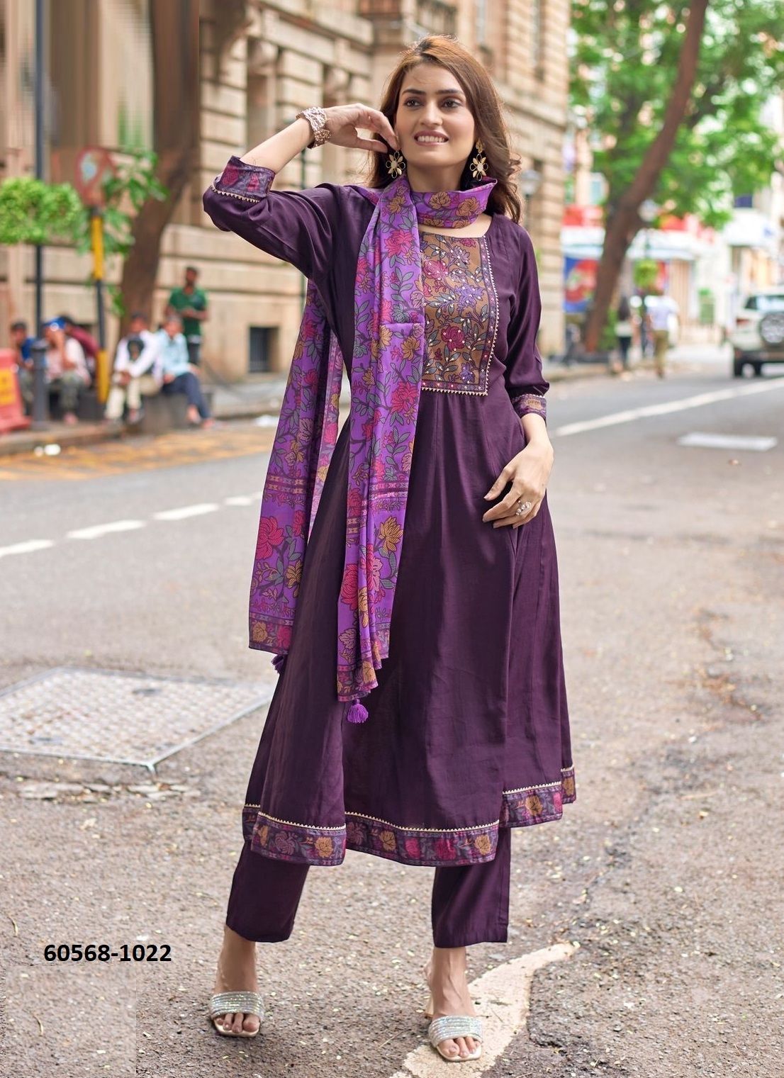 MUSKAAN 2 - Catalog # 60568 (Set of 6 Readymade Salwar Suits) MADE IN INDIA BY MITTOO
