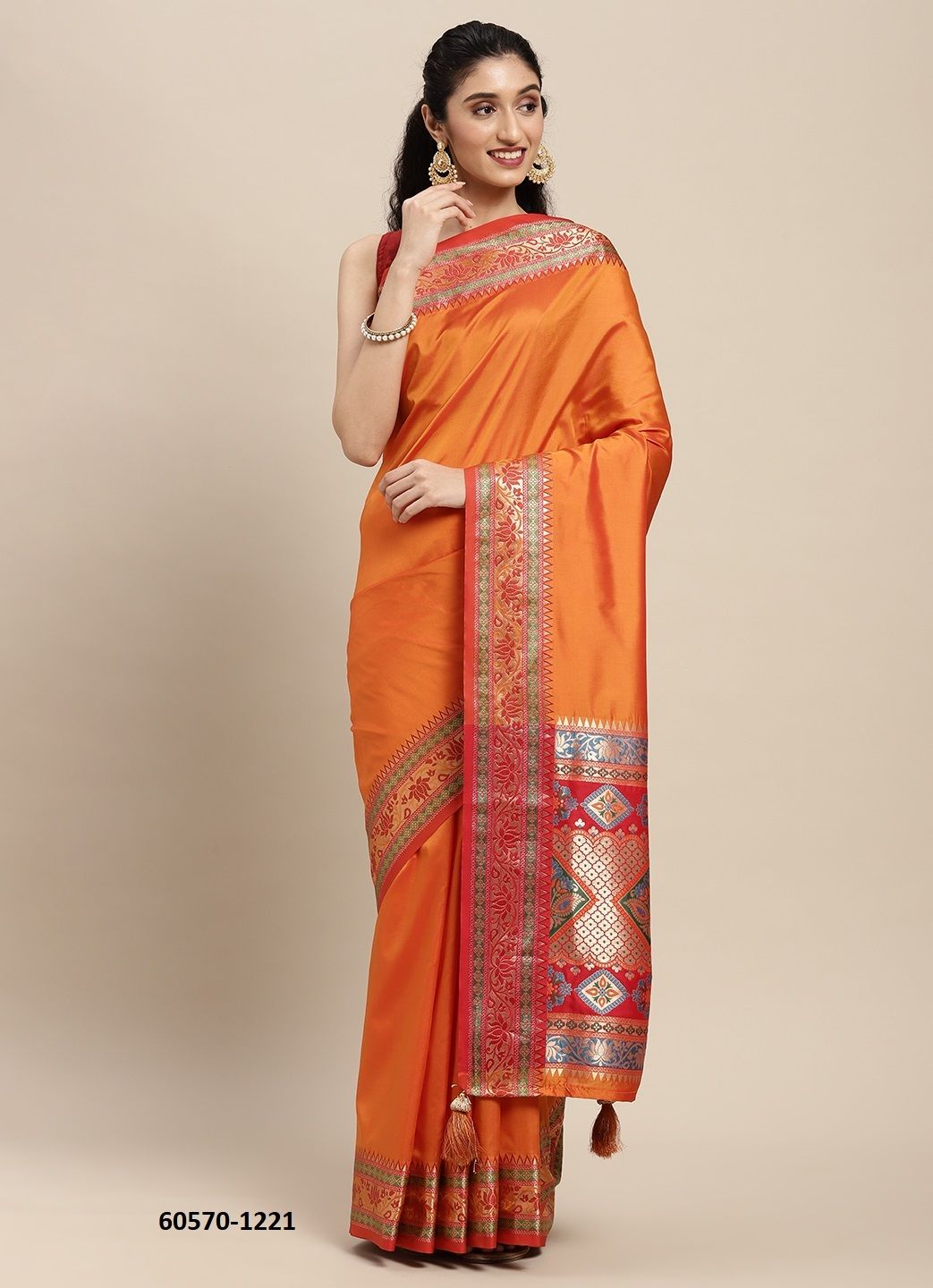 KAYAN SILK - Catalog # 60570 (Set of 6 Sarees) MADE IN INDIA BY DESI MUSE