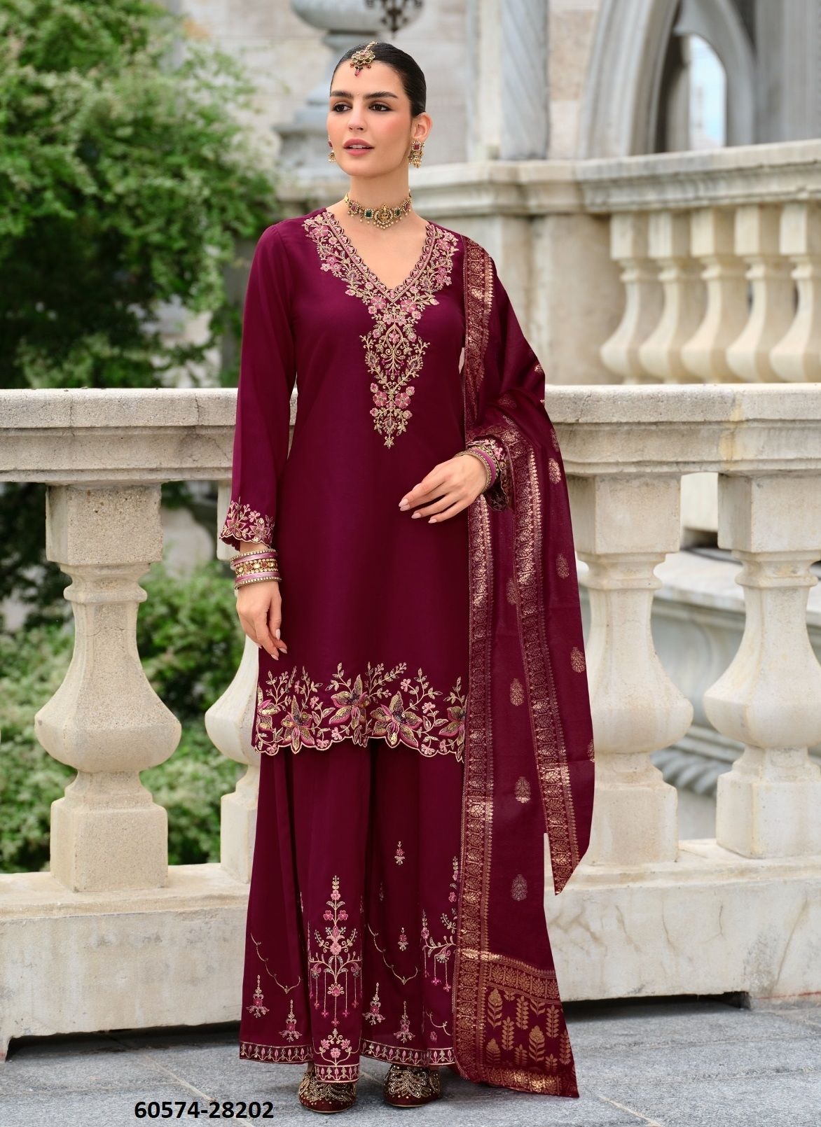 SUHAGINI - Catalog # 60574 (Set of 4 Readymade Salwar Suits) MADE IN INDIA BY LILY & LALI