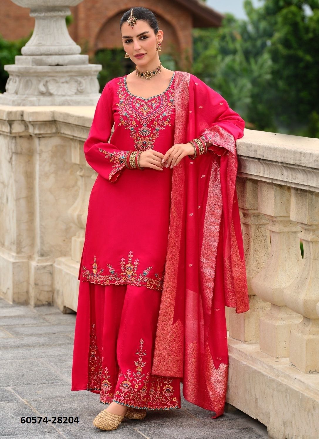 SUHAGINI - Catalog # 60574 (Set of 4 Readymade Salwar Suits) MADE IN INDIA BY LILY & LALI