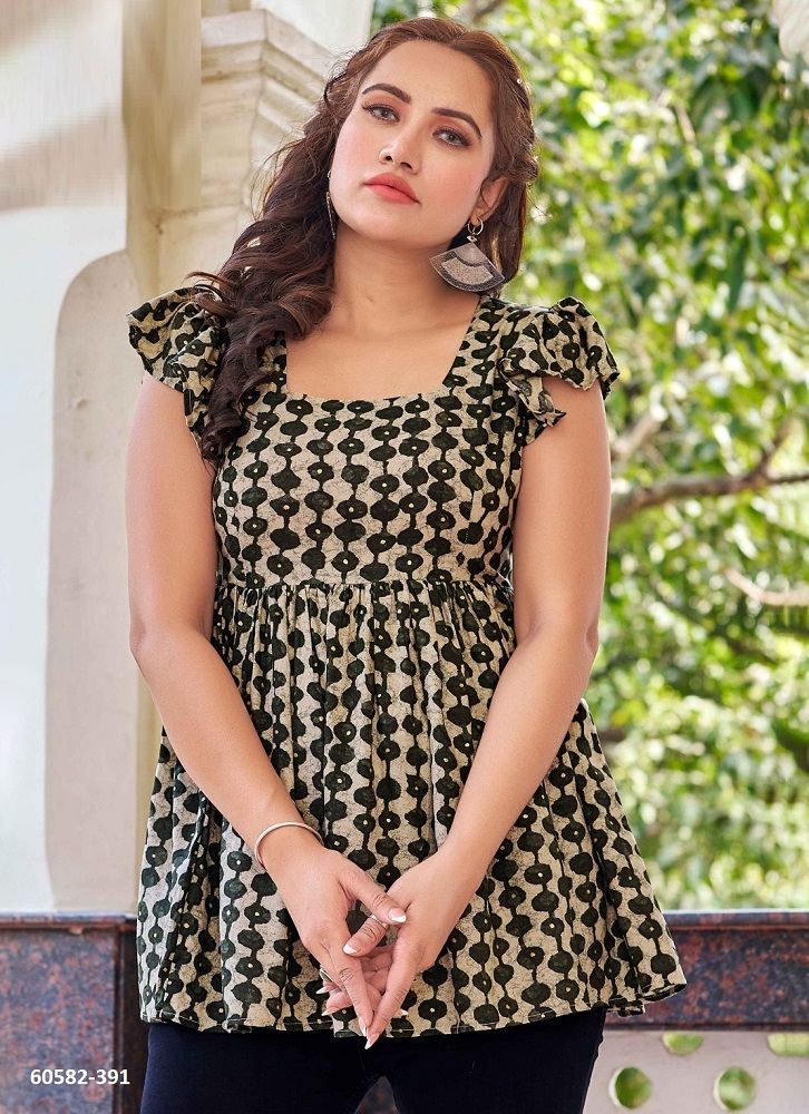 LOKAMATRI - Catalog # 60582 (Set of 3 Readymade Women's Kurtis / Tops) MADE IN INDIA BY SERENGETI LOKAMATRI - Catalog # 60582 (Set of 3 Readymade Women's Kurtis / Tops) MADE IN INDIA BY SERENGETI