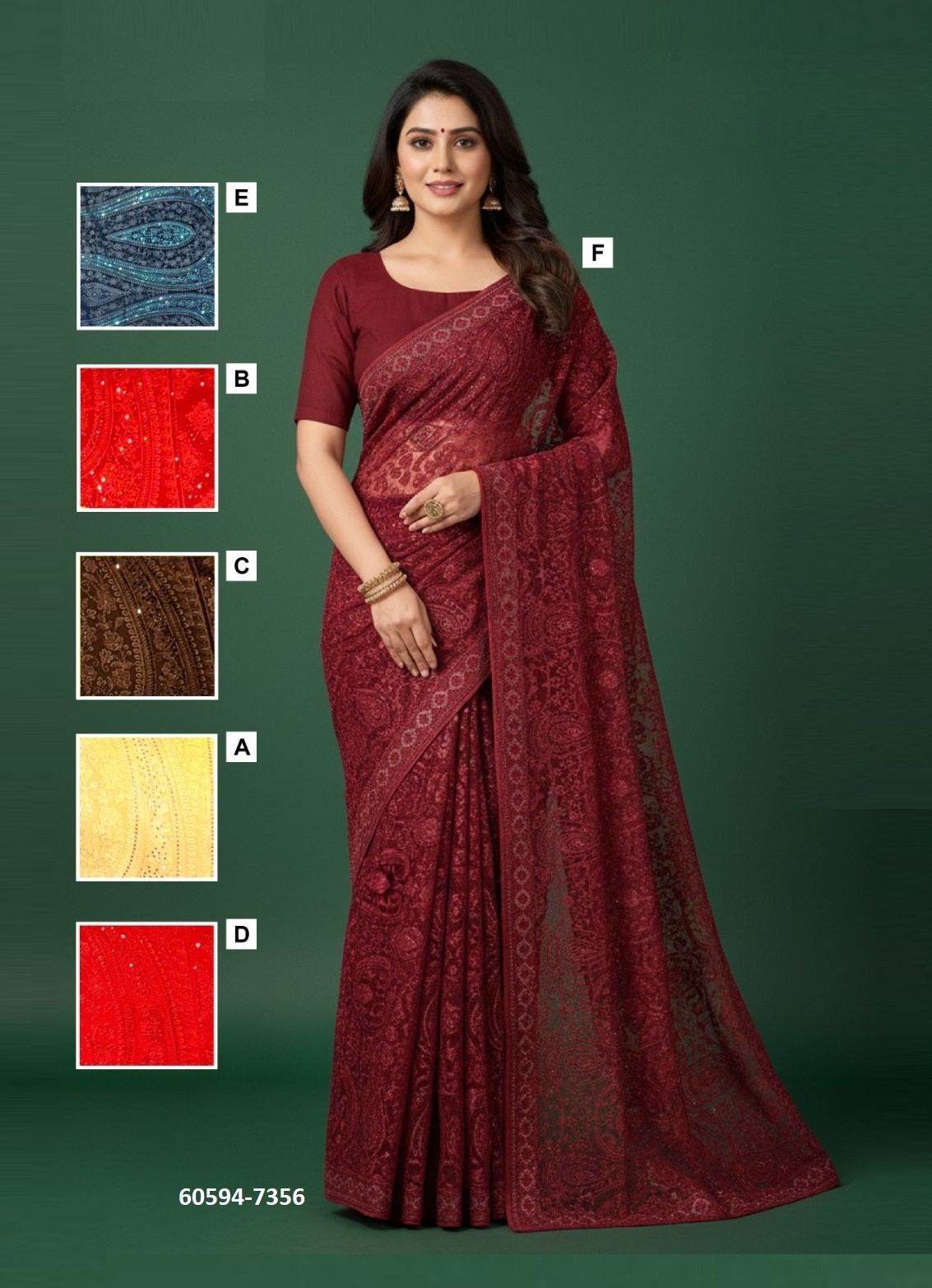 RESHMI - Catalog # 60594 (Set of 74 Sarees) MADE IN INDIA BY MAHOTSAV RESHMI - Catalog # 60594 (Set of 74 Sarees) MADE IN INDIA BY MAHOTSAV