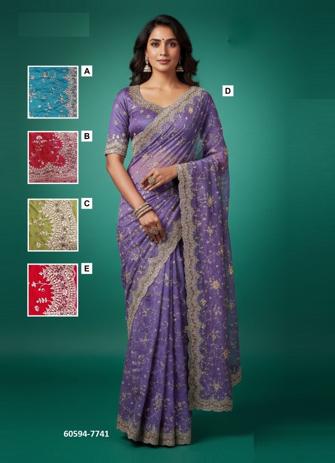 RESHMI - Catalog # 60594 (Set of 74 Sarees) MADE IN INDIA BY MAHOTSAV RESHMI - Catalog # 60594 (Set of 74 Sarees) MADE IN INDIA BY MAHOTSAV