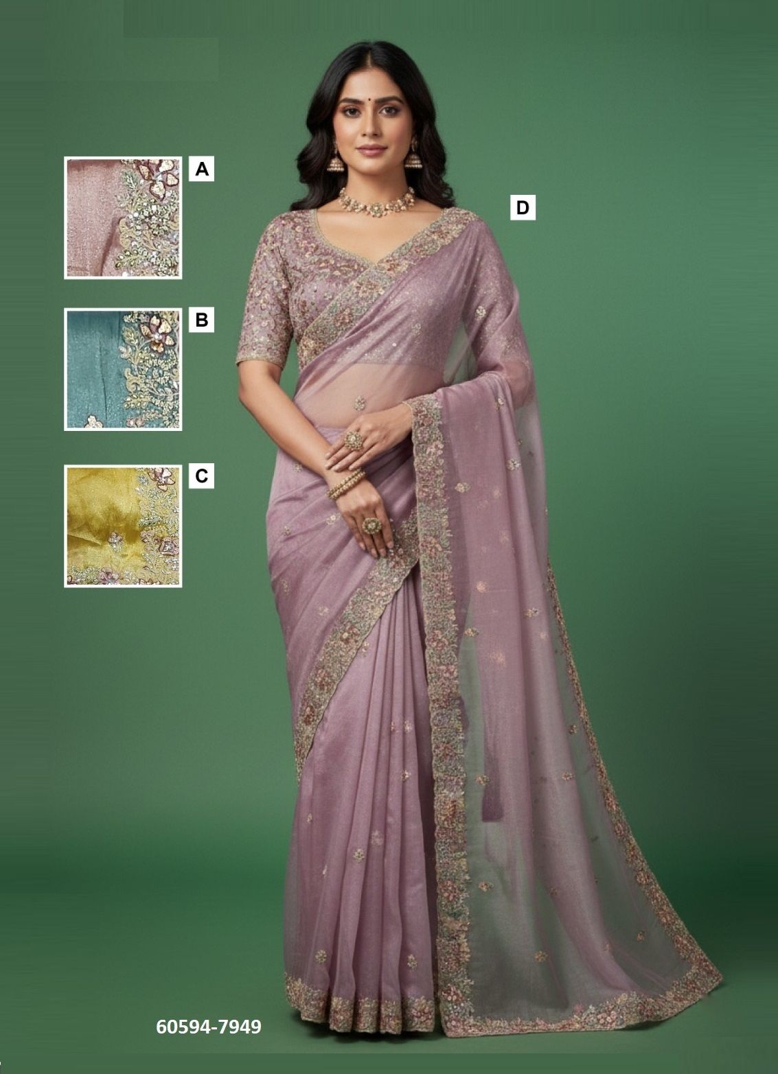 RESHMI - Catalog # 60594 (Set of 74 Sarees) MADE IN INDIA BY MAHOTSAV RESHMI - Catalog # 60594 (Set of 74 Sarees) MADE IN INDIA BY MAHOTSAV