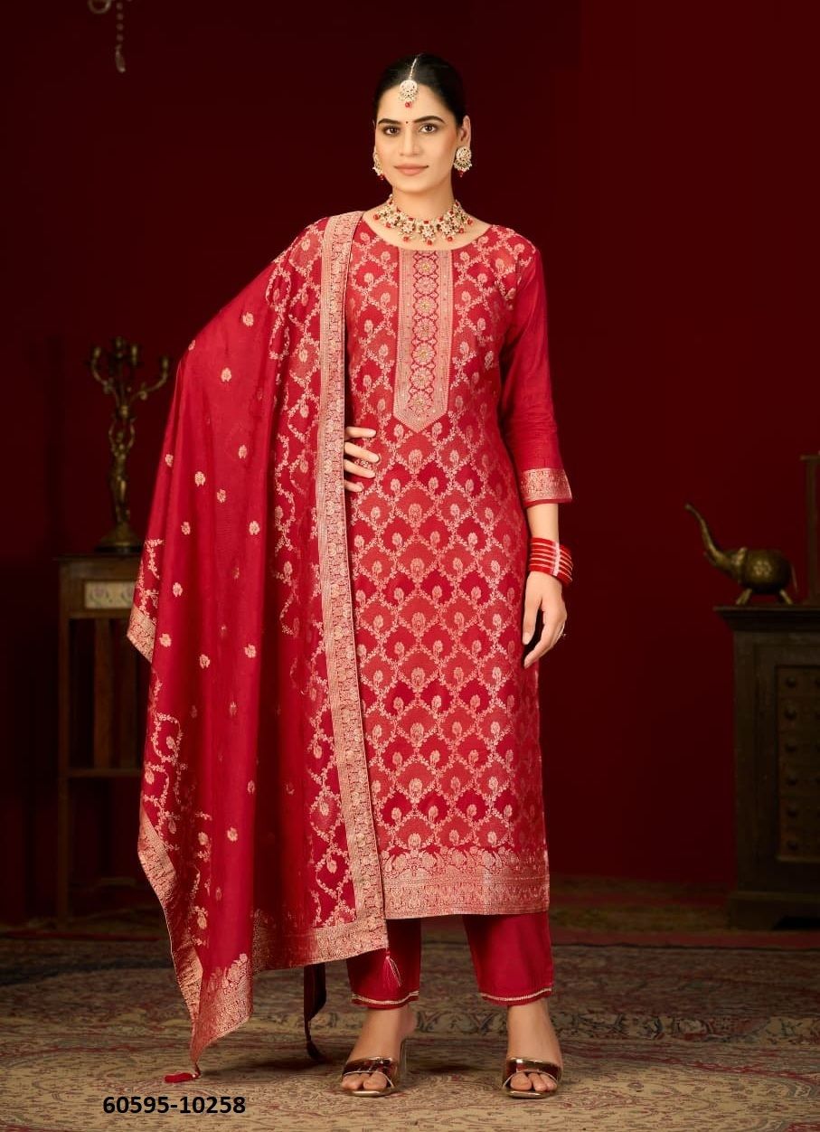 SWASTIK - Catalog # 60595 (Set of 2 Readymade Salwar Suits) MADE IN INDIA BY RANGOON SWASTIK - Catalog # 60595 (Set of 2 Readymade Salwar Suits) MADE IN INDIA BY RANGOON