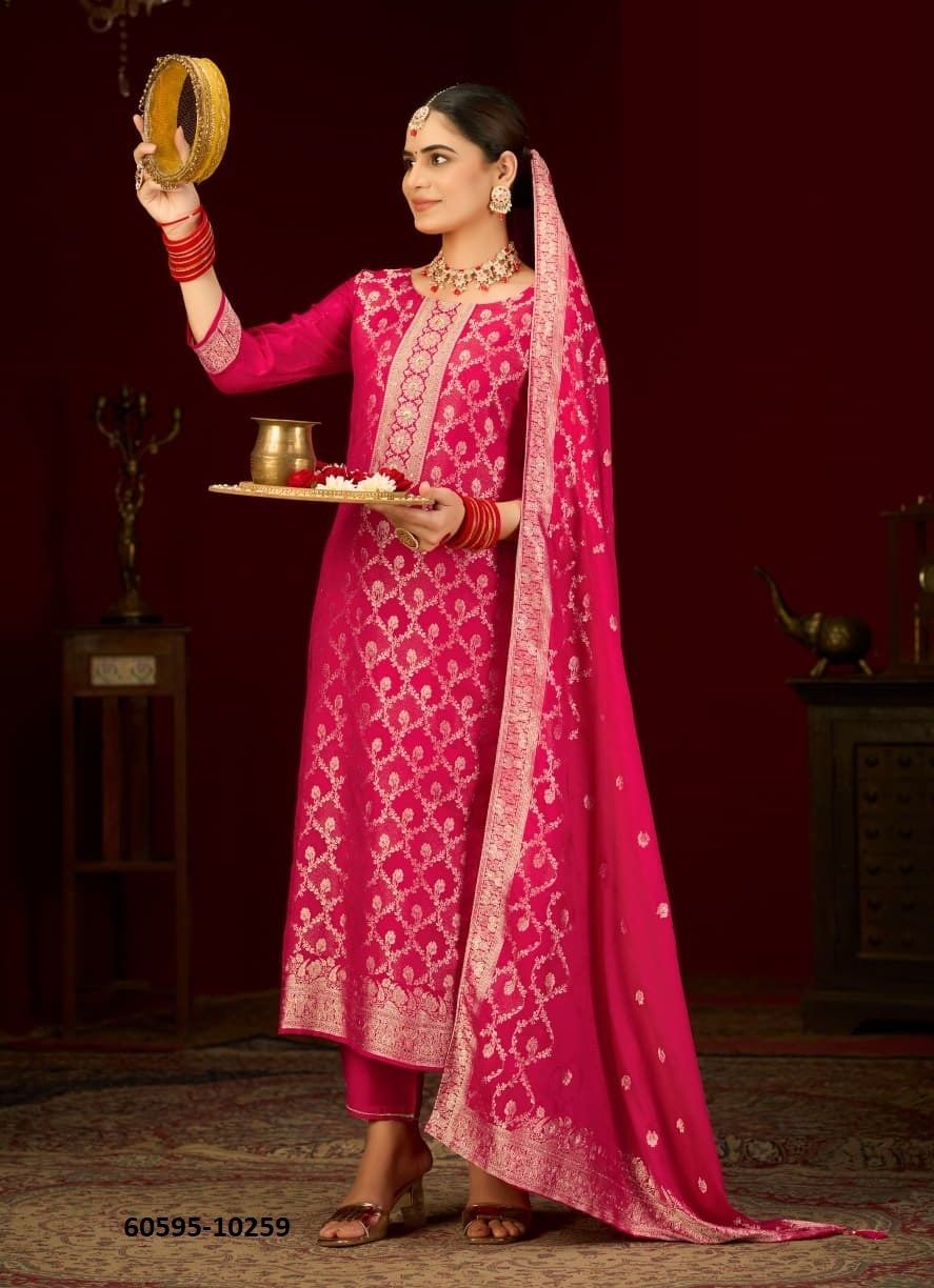 SWASTIK - Catalog # 60595 (Set of 2 Readymade Salwar Suits) MADE IN INDIA BY RANGOON SWASTIK - Catalog # 60595 (Set of 2 Readymade Salwar Suits) MADE IN INDIA BY RANGOON