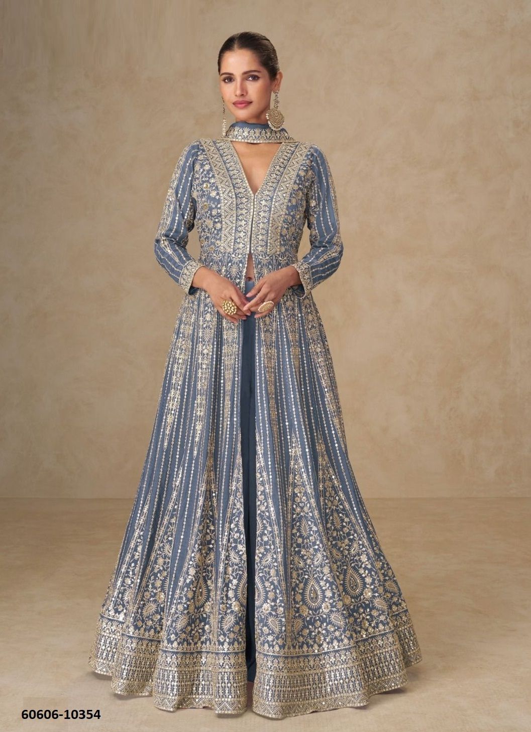 JANKI - Catalog # 60606 (Set of 4 Readymade Salwar Suits) MADE IN INDIA BY AASHIRWAD