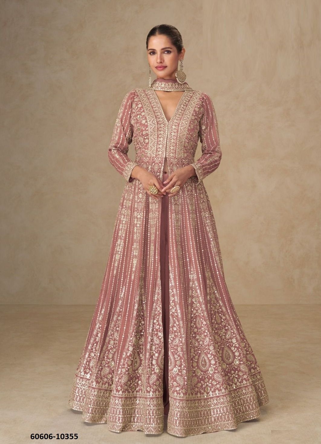 JANKI - Catalog # 60606 (Set of 4 Readymade Salwar Suits) MADE IN INDIA BY AASHIRWAD