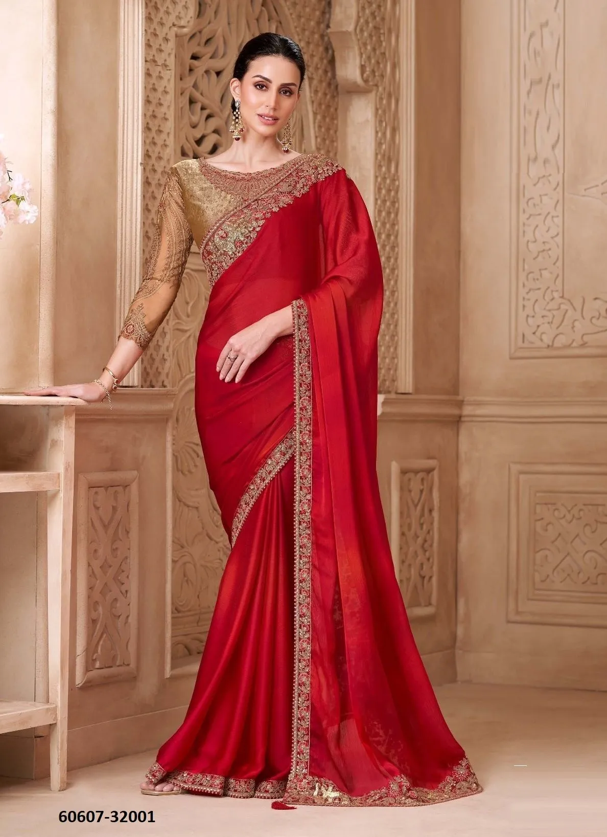 SILVER SCREEN 22 - Catalog # 60607 (Set of 18 Sarees) MADE IN INDIA BY THE FASHION HUB