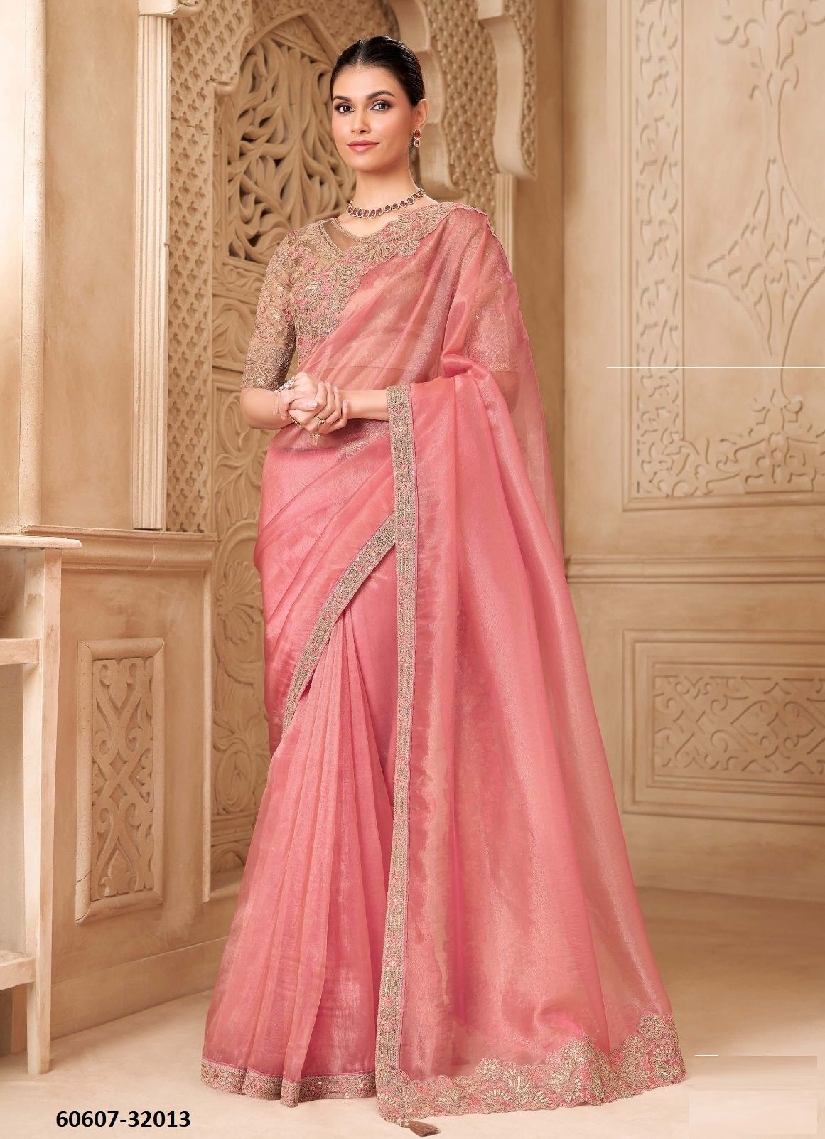 SILVER SCREEN 22 - Catalog # 60607 (Set of 18 Sarees) MADE IN INDIA BY THE FASHION HUB