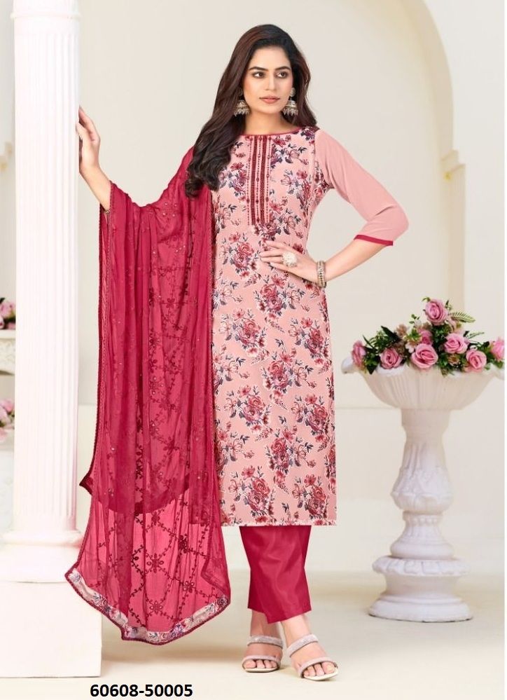 LIBAAS 2 - Catalog # 60608 (Set of 12 Readymade Salwar Suits) MADE IN INDIA BY VISHNU IMPEX