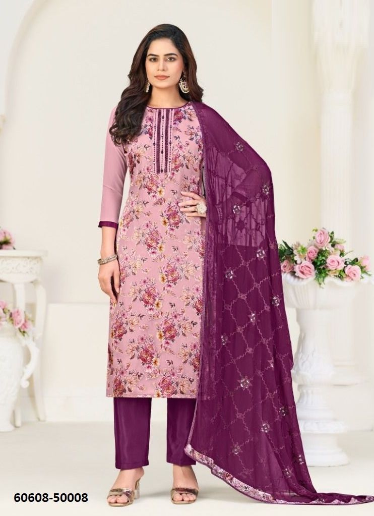 LIBAAS 2 - Catalog # 60608 (Set of 12 Readymade Salwar Suits) MADE IN INDIA BY VISHNU IMPEX