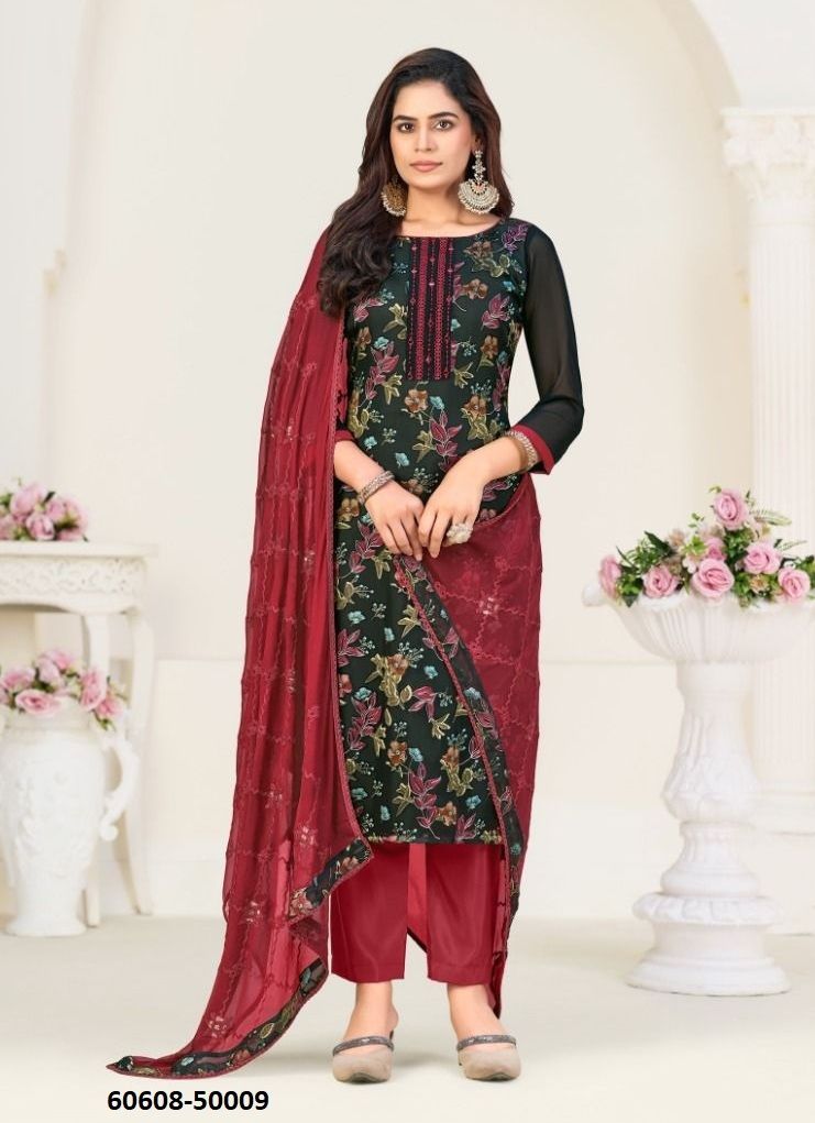 LIBAAS 2 - Catalog # 60608 (Set of 12 Readymade Salwar Suits) MADE IN INDIA BY VISHNU IMPEX