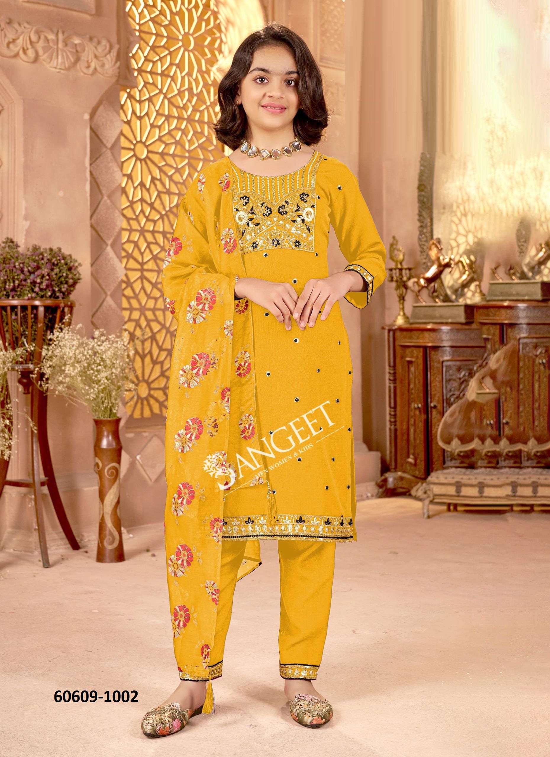 MEENAKSHI-1 - Catalog # 60609 (Set of 6 Readymade Salwar Suits) MADE IN INDIA BY SANGEET MEENAKSHI-1 - Catalog # 60609 (Set of 6 Readymade Salwar Suits) MADE IN INDIA BY SANGEET