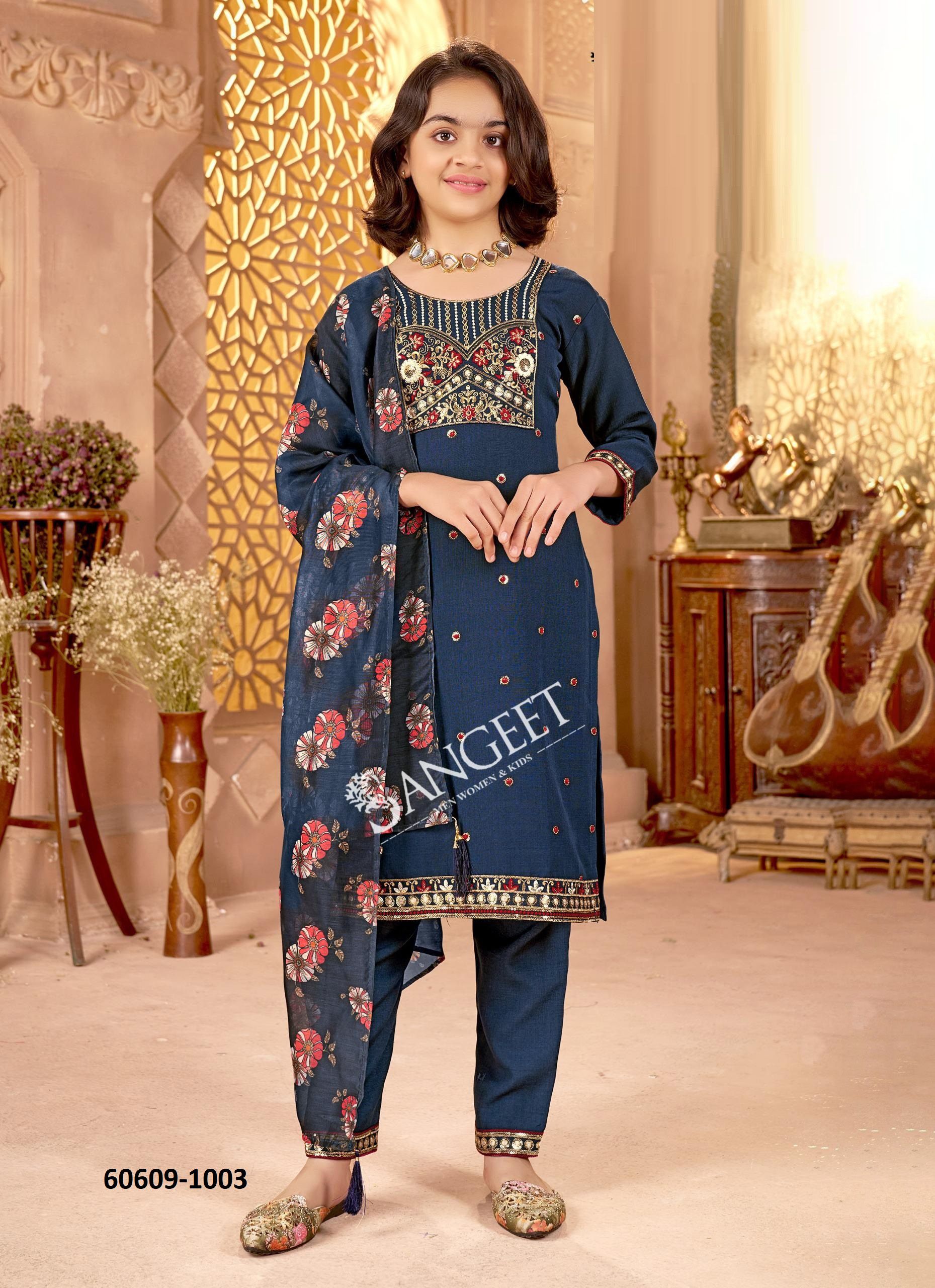 MEENAKSHI-1 - Catalog # 60609 (Set of 6 Readymade Salwar Suits) MADE IN INDIA BY SANGEET MEENAKSHI-1 - Catalog # 60609 (Set of 6 Readymade Salwar Suits) MADE IN INDIA BY SANGEET