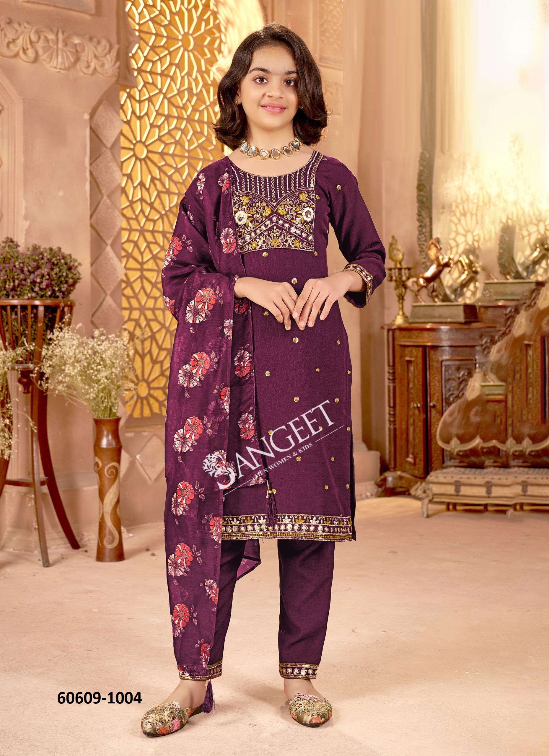 MEENAKSHI-1 - Catalog # 60609 (Set of 6 Readymade Salwar Suits) MADE IN INDIA BY SANGEET MEENAKSHI-1 - Catalog # 60609 (Set of 6 Readymade Salwar Suits) MADE IN INDIA BY SANGEET