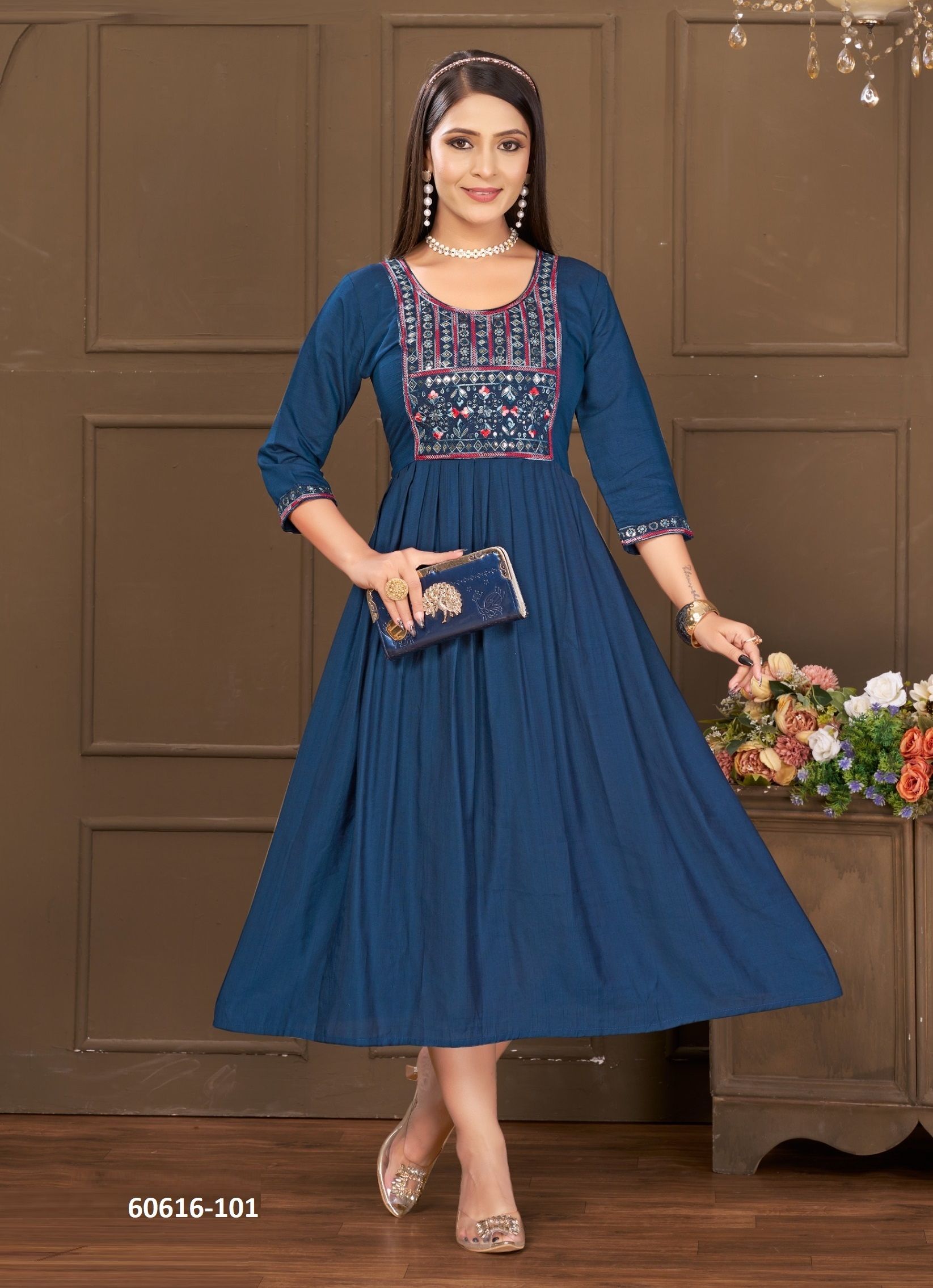 AAINA - Catalog # 60616 (Set of 6 Readymade Women's Kurtis / Tops) MADE IN INDIA BY DEE CEE AAINA - Catalog # 60616 (Set of 6 Readymade Women's Kurtis / Tops) MADE IN INDIA BY DEE CEE