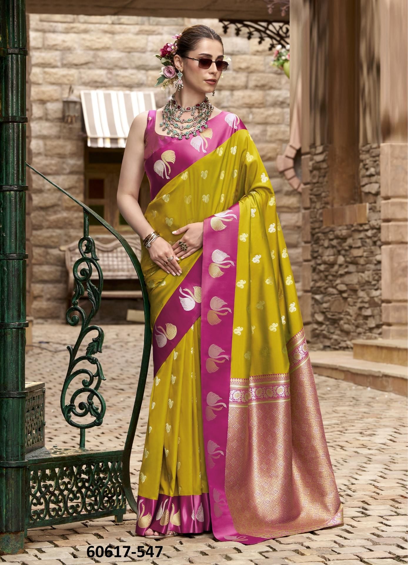 SINDHU GHAT - Catalog # 60617 (Set of 8 Sarees) MADE IN INDIA BY SERENGETI SINDHU GHAT - Catalog # 60617 (Set of 8 Sarees) MADE IN INDIA BY SERENGETI