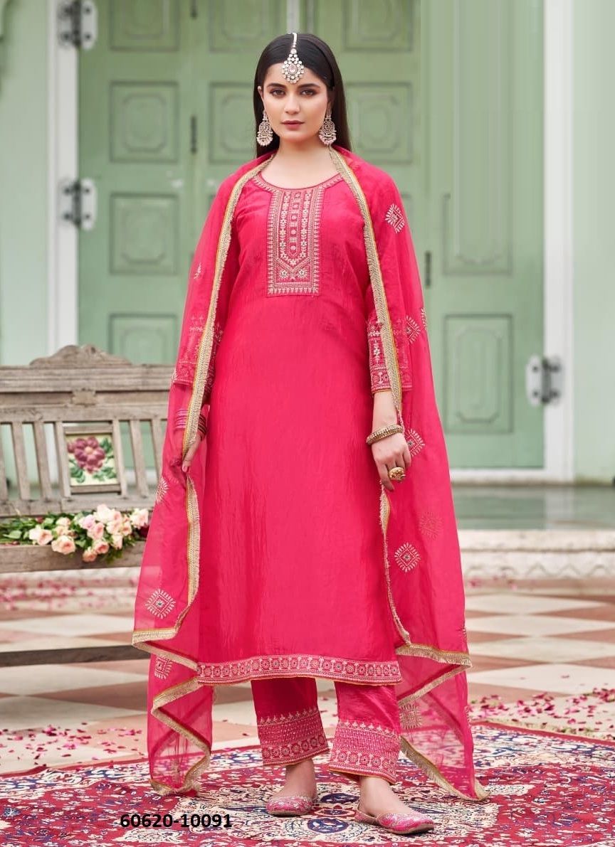 KANKU - Catalog # 60620 (Set of 4 Readymade Salwar Suits) MADE IN INDIA BY RANGOON KANKU - Catalog # 60620 (Set of 4 Readymade Salwar Suits) MADE IN INDIA BY RANGOON