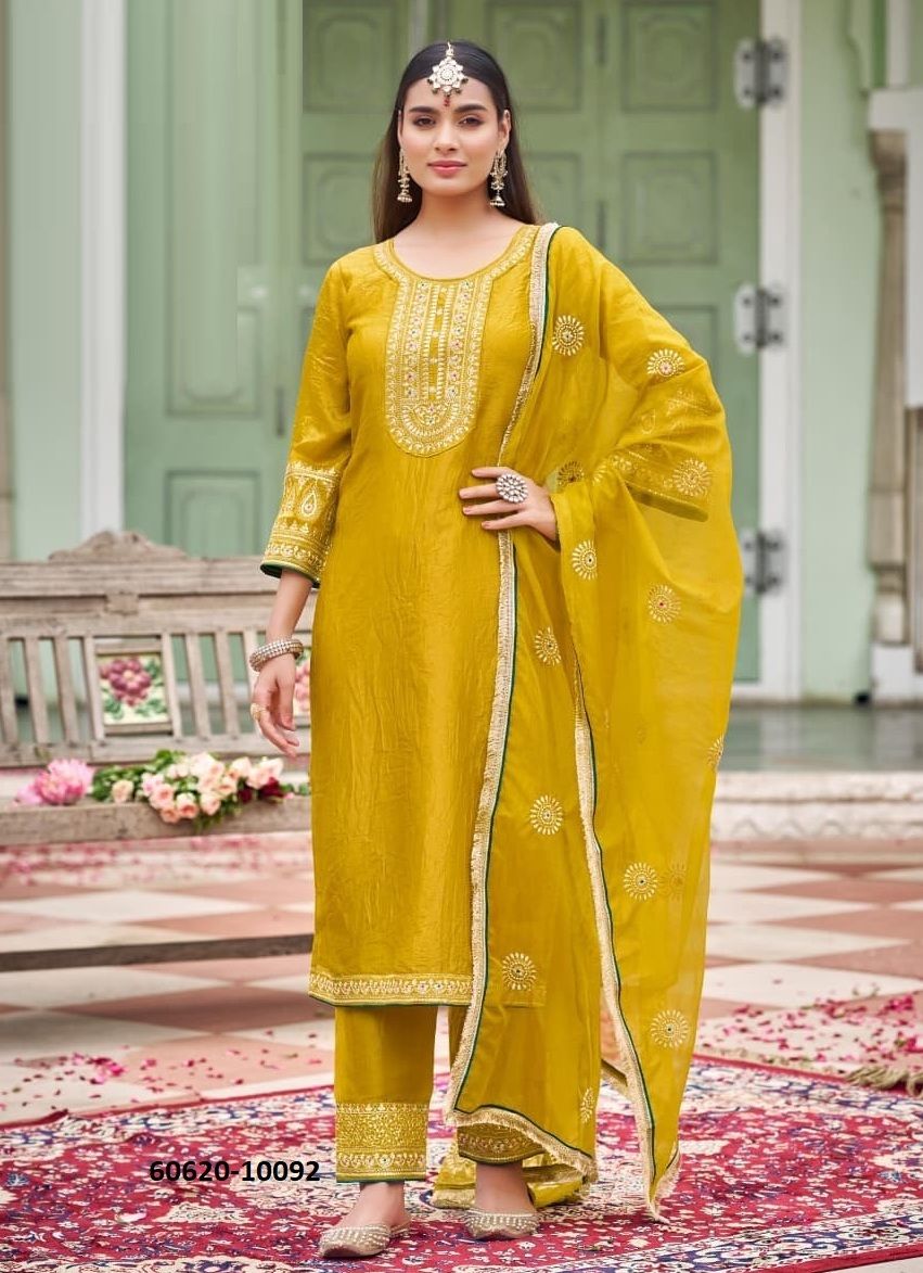 KANKU - Catalog # 60620 (Set of 4 Readymade Salwar Suits) MADE IN INDIA BY RANGOON KANKU - Catalog # 60620 (Set of 4 Readymade Salwar Suits) MADE IN INDIA BY RANGOON