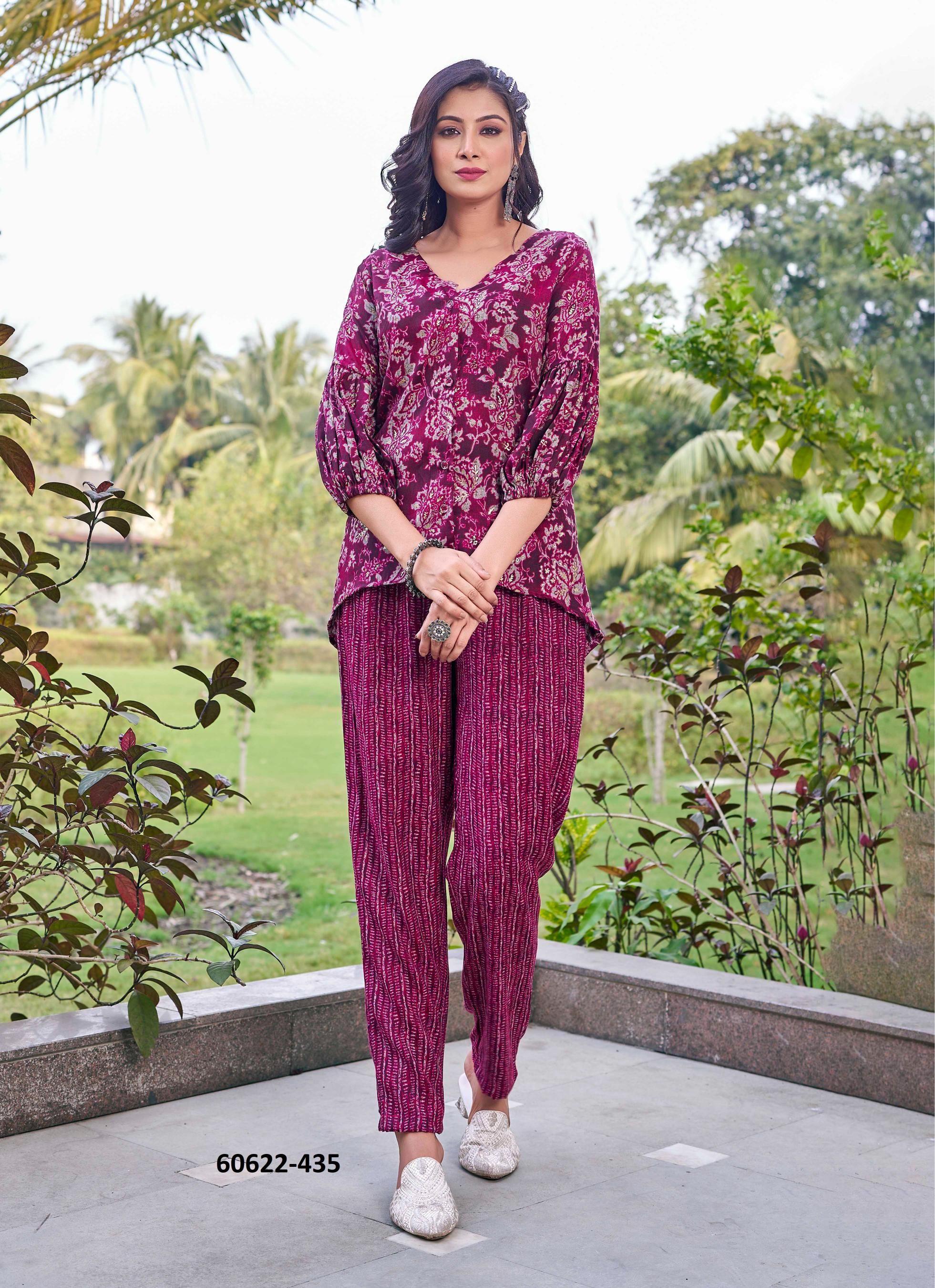 MANASVINI - Catalog # 60622 (Set of 4 Tops With Bottoms) MADE IN INDIA BY MEHERIYA MANASVINI - Catalog # 60622 (Set of 4 Tops With Bottoms) MADE IN INDIA BY MEHERIYA