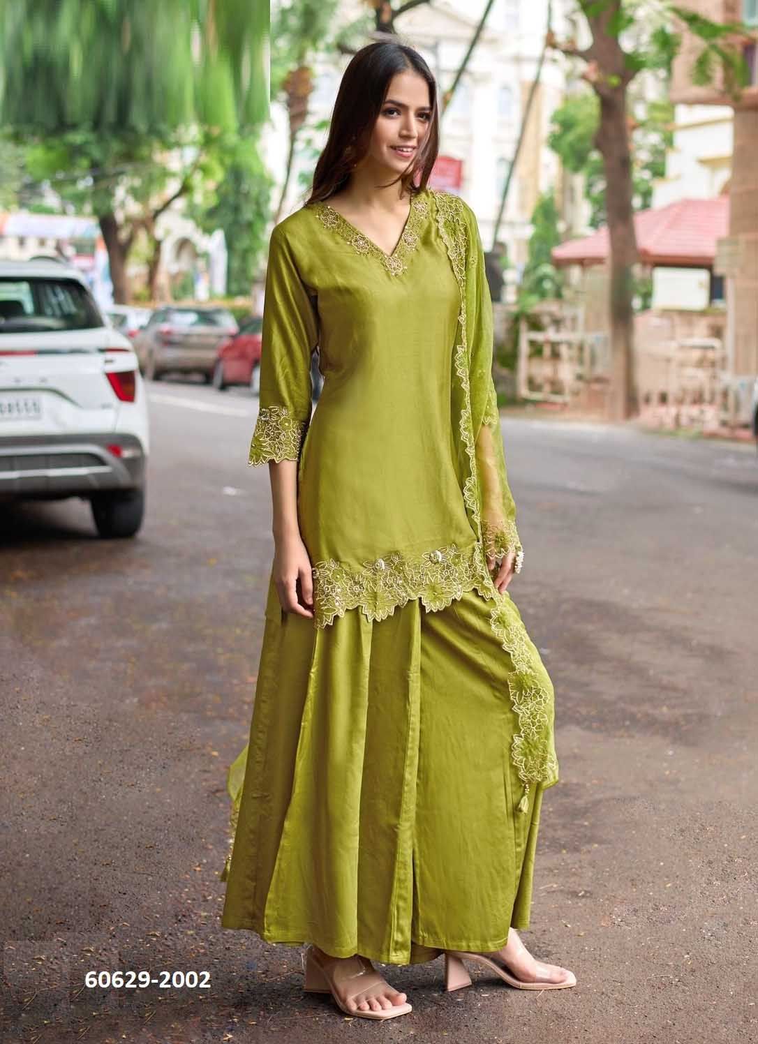 SHABNAM - Catalog # 60629 (Set of 4 Readymade Salwar Suits) MADE IN INDIA BY WOOGLEE
