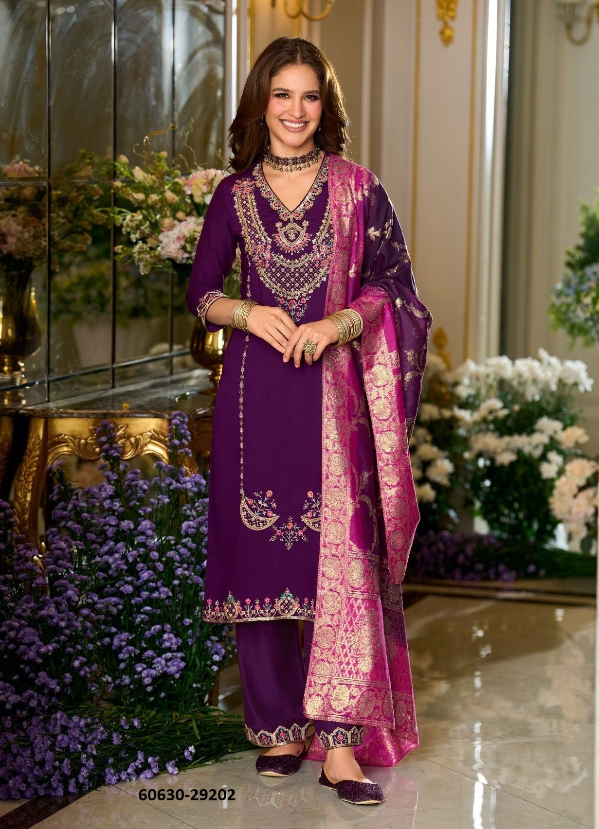 SITARA - Catalog # 60630 (Set of 4 Readymade Salwar Suits) MADE IN INDIA BY LILY & LALI SITARA - Catalog # 60630 (Set of 4 Readymade Salwar Suits) MADE IN INDIA BY LILY & LALI