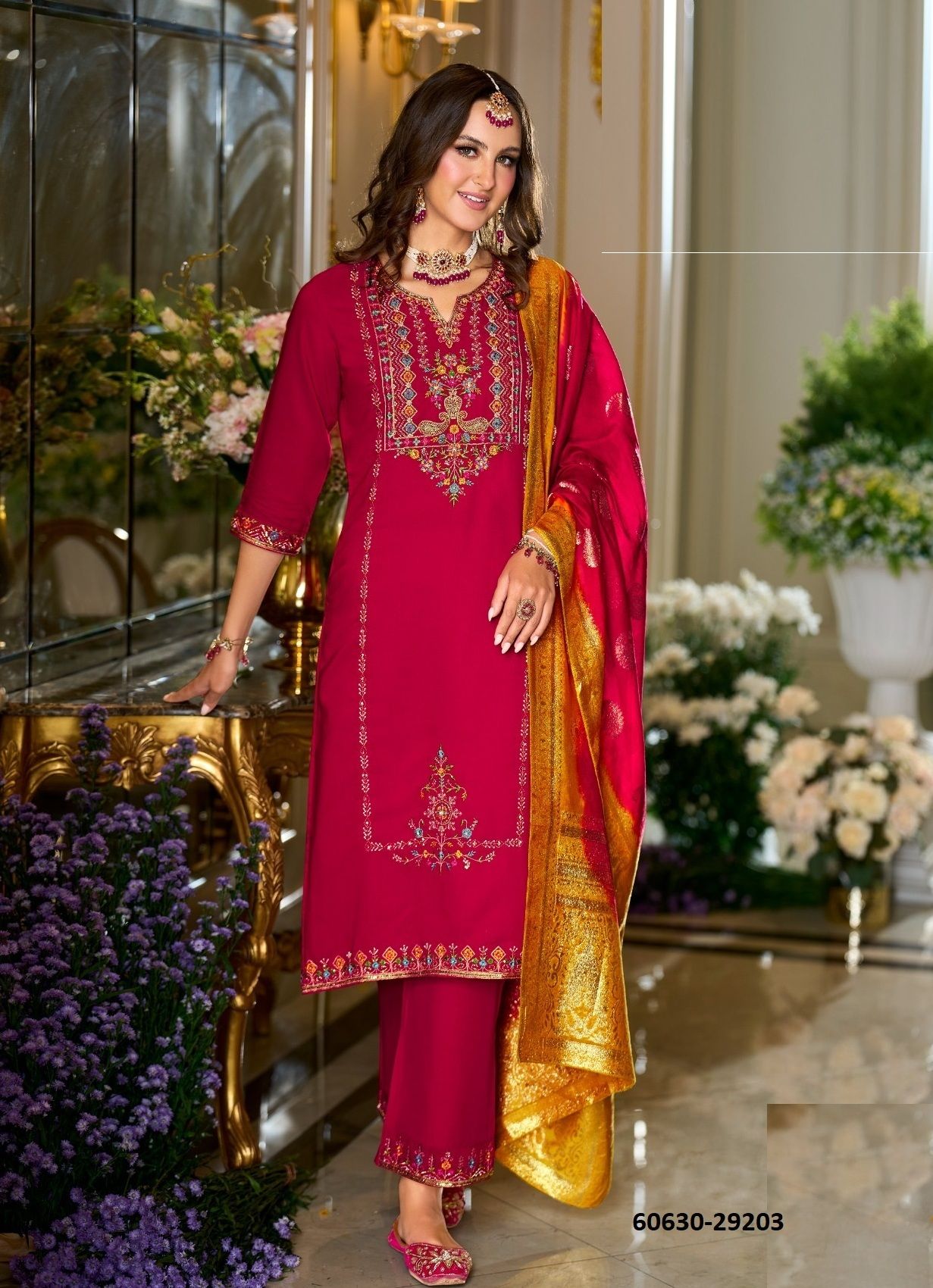 SITARA - Catalog # 60630 (Set of 4 Readymade Salwar Suits) MADE IN INDIA BY LILY & LALI SITARA - Catalog # 60630 (Set of 4 Readymade Salwar Suits) MADE IN INDIA BY LILY & LALI