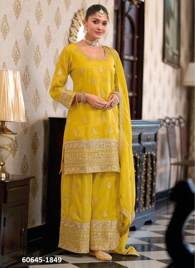 HEERAMANDI - Catalog # 60645 (Set of 3 Readymade Salwar Suits) MADE IN INDIA BY EBA LIFESTYLE
