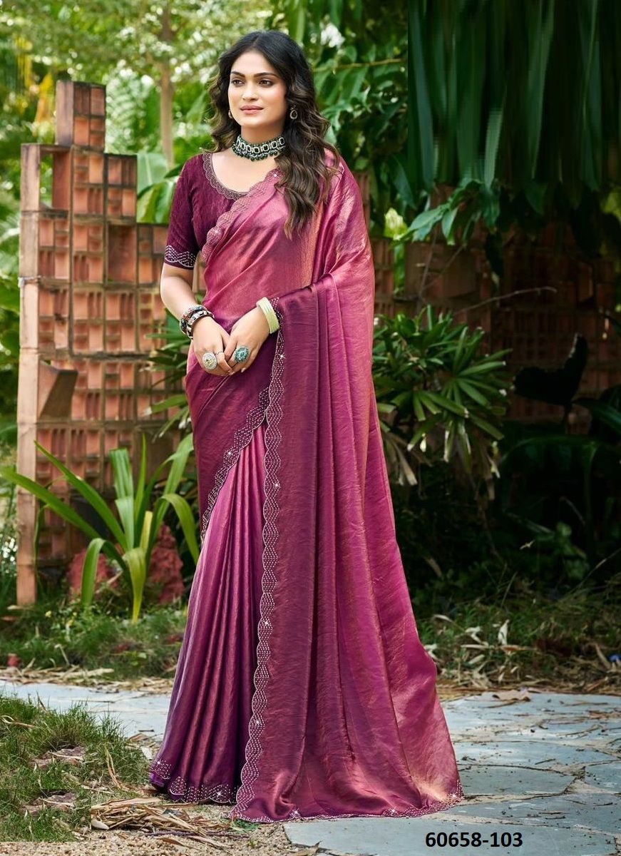 OLIVE 1 - Catalog # 60658 (Set of 6 Sarees) MADE IN INDIA BY L T FASHION