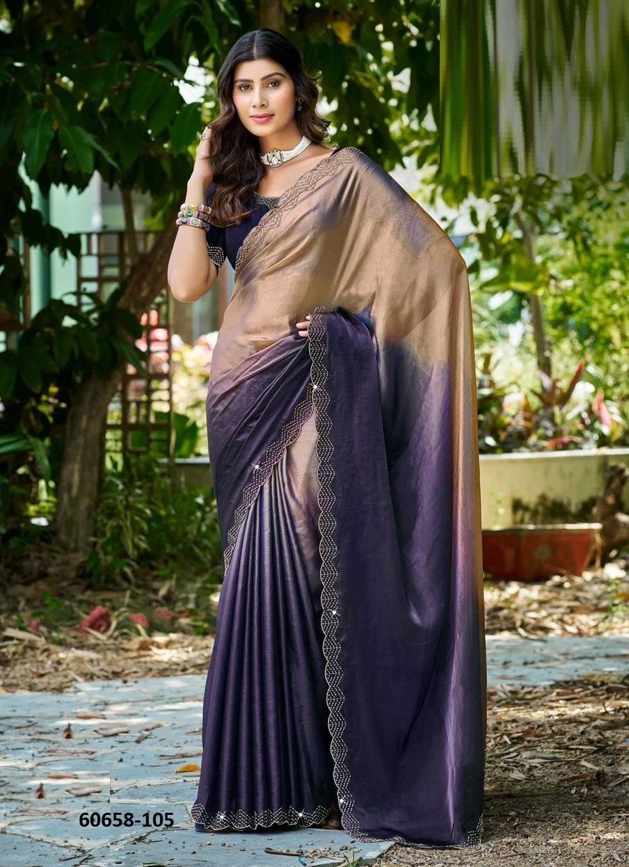 OLIVE 1 - Catalog # 60658 (Set of 6 Sarees) MADE IN INDIA BY L T FASHION