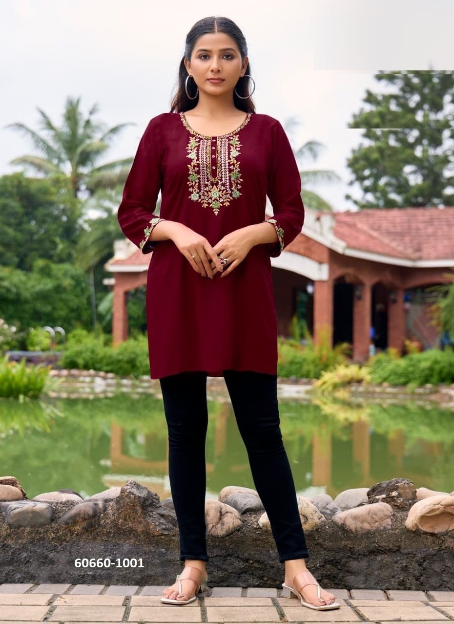 BUBBLY 15 - Catalog # 60660 (Set of 9 Readymade Women's Kurtis / Tops) MADE IN INDIA BY TIPS & TOPS BUBBLY 15 - Catalog # 60660 (Set of 9 Readymade Women's Kurtis / Tops) MADE IN INDIA BY TIPS & TOPS