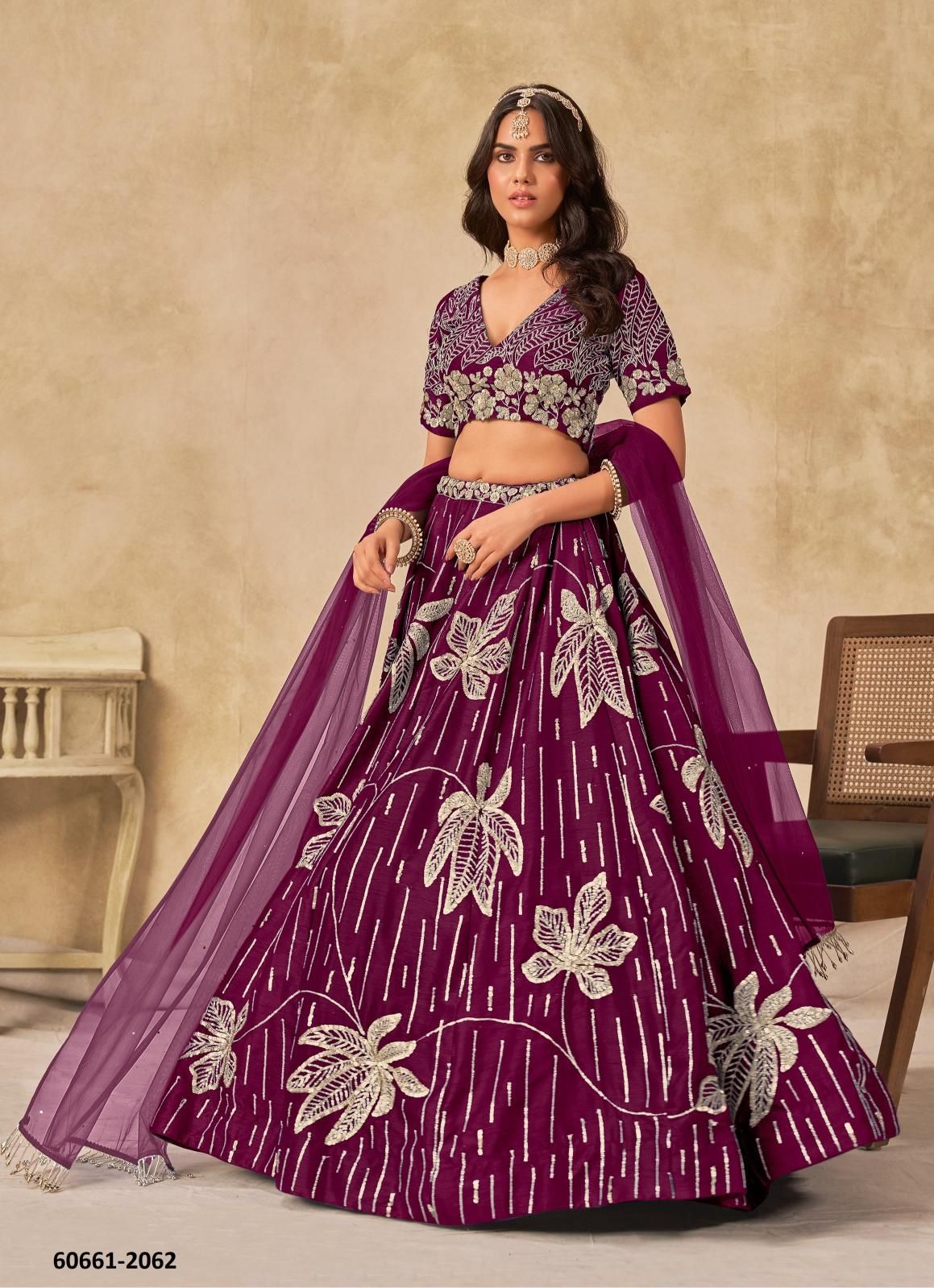 MEHVISH 26 - Catalog # 60661 (Set of 4 Semi-Stitched Lehengas) MADE IN INDIA BY JAGRAASA MEHVISH 26 - Catalog # 60661 (Set of 4 Semi-Stitched Lehengas) MADE IN INDIA BY JAGRAASA