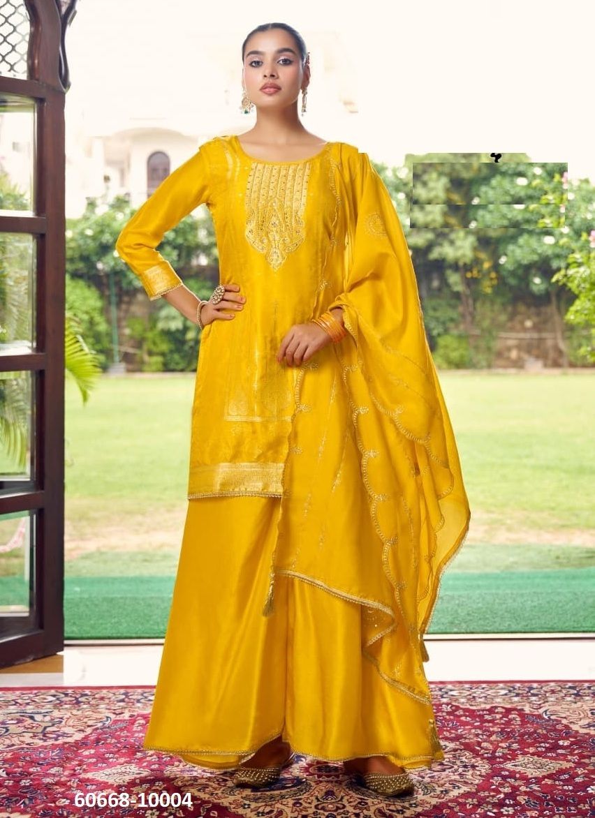 DARPAN - Catalog # 60668 (Set of 4 Readymade Salwar Suits) MADE IN INDIA BY RANGOON