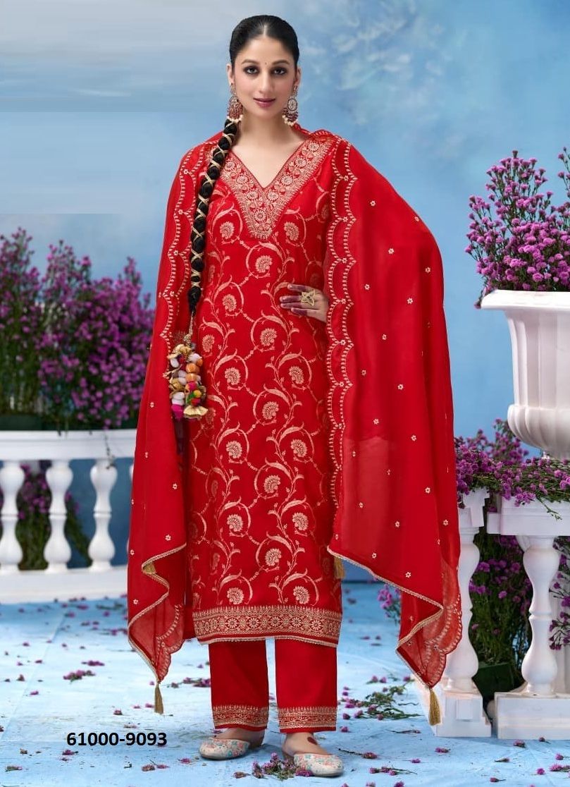 SOUMYA - Catalog # 61000 (Set of 4 Readymade Salwar Suits) MADE IN INDIA BY RANGOON