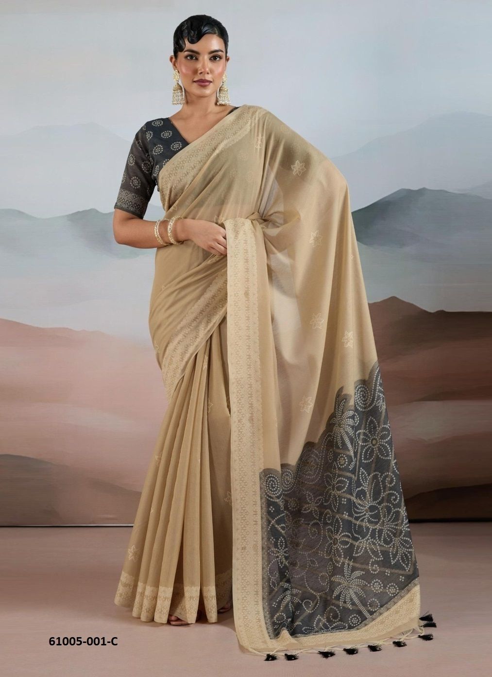 PURE MUNGA COTTON - Catalog # 61005 (Set of 6 Sarees) MADE IN INDIA BY RAJTEX FABRICS PURE MUNGA COTTON - Catalog # 61005 (Set of 6 Sarees) MADE IN INDIA BY RAJTEX FABRICS